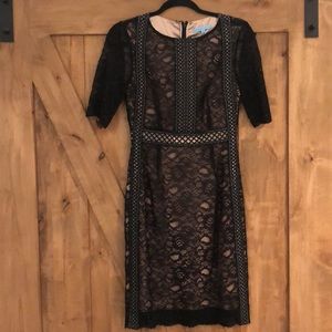 Black Lace Cocktail Dress